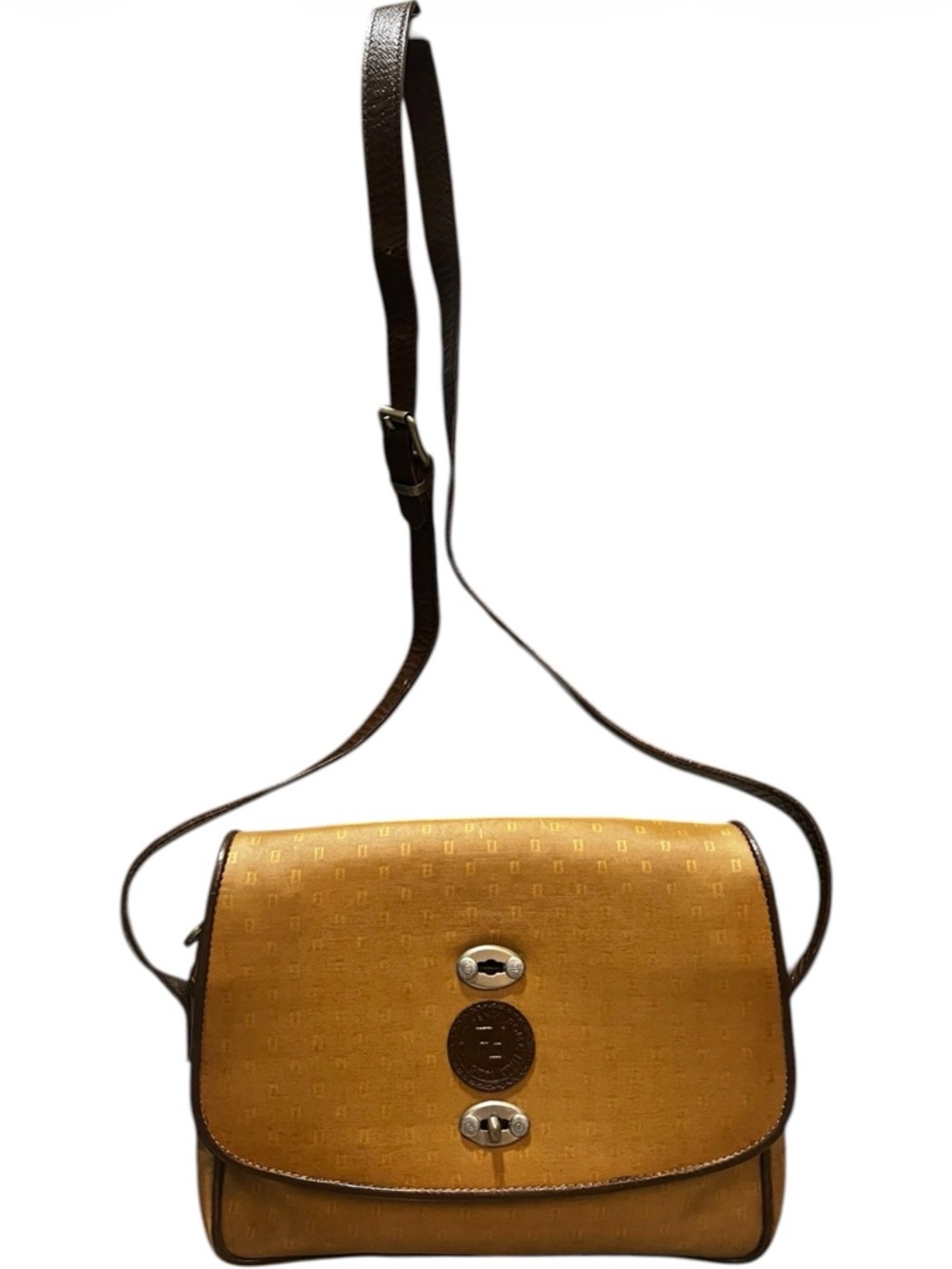 Vintage Fendi Monogram Shoulder Bag 🤎